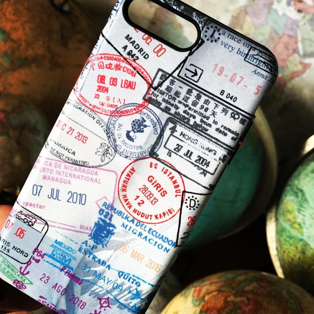 Google Passport Stamp Phone Case