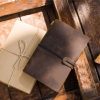 Genuine Leather Travellers Journal - Vintage Style