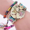 Colorful Braided World Map Watch