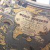 Classic Retro World Wonders Map