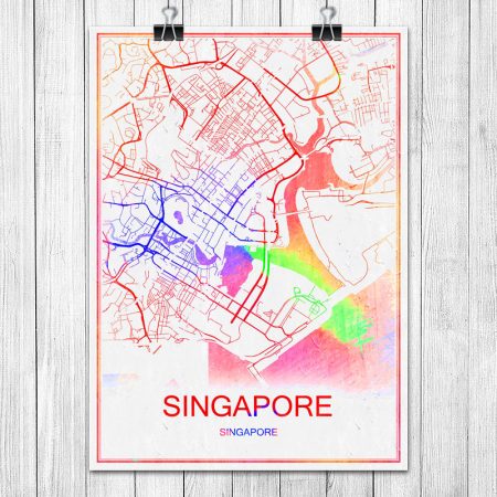 Cities of the World Abstract Color Canvas Prints