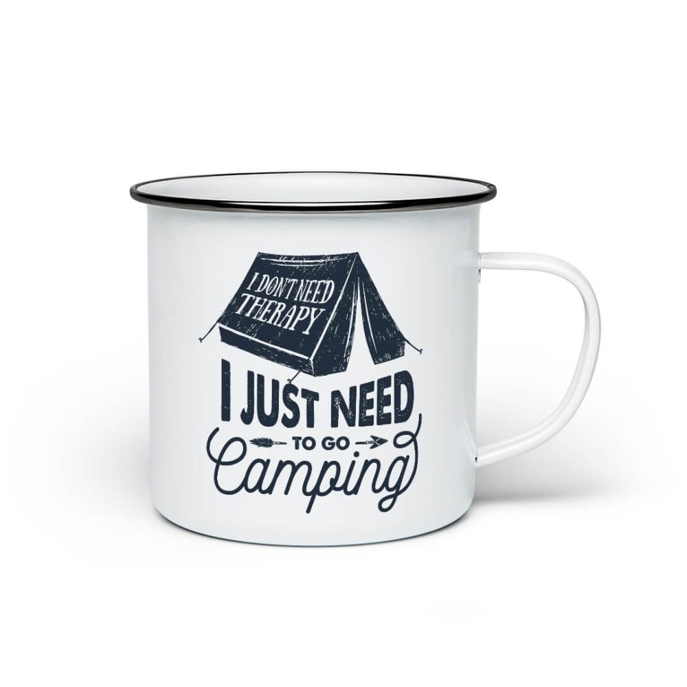 Wanderlust Enamel Camping Mugs