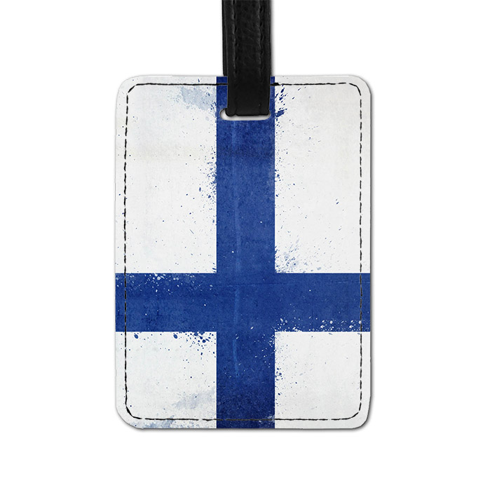Finland Flag Luggage Tag