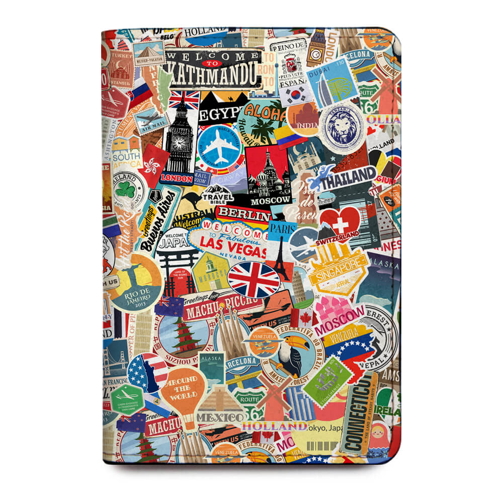 Travel Stickers Passport Holder