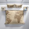 Old World Map Duvet Cover Bedding Set