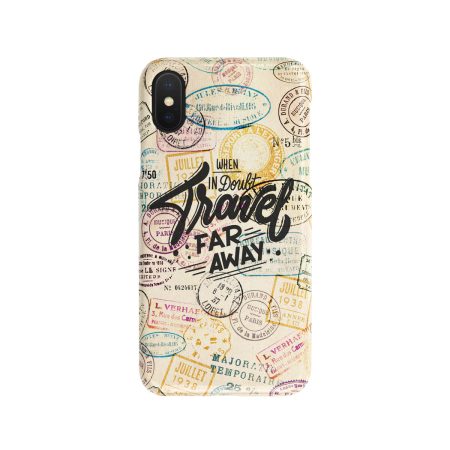 When In Doubt Travel Far Away Phone Case
