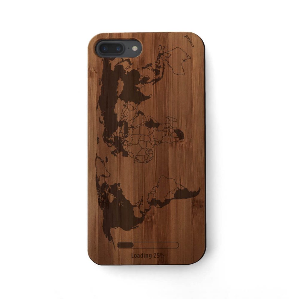 Custom Visited Countries Wooden Phone Case