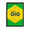 Rio de Janeiro Airport Code GIG Poster