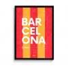 Barcelona City Poster