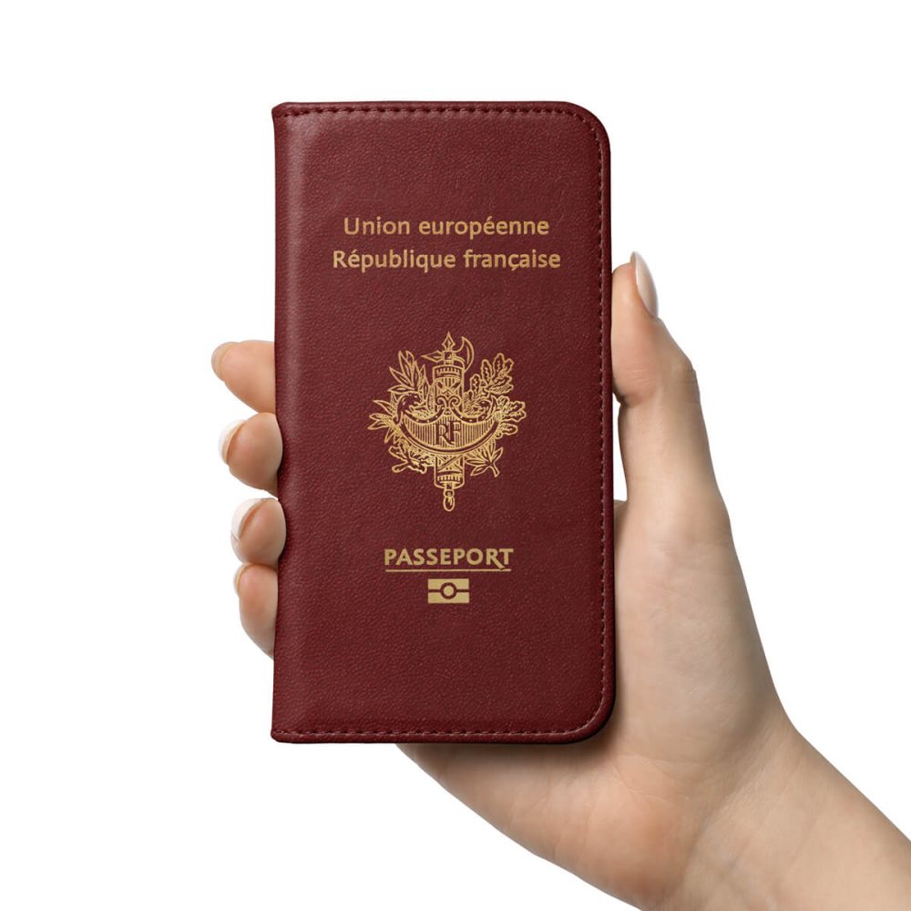 France Passport Foldable Phone Case