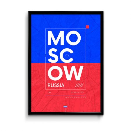 Moscow City Poster
