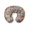 Travel Stickers Neck Pillow