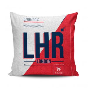 London Heathrow Airport Code LHR Pillow