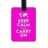 Keep Calm It's A Carry On Luggage Tag