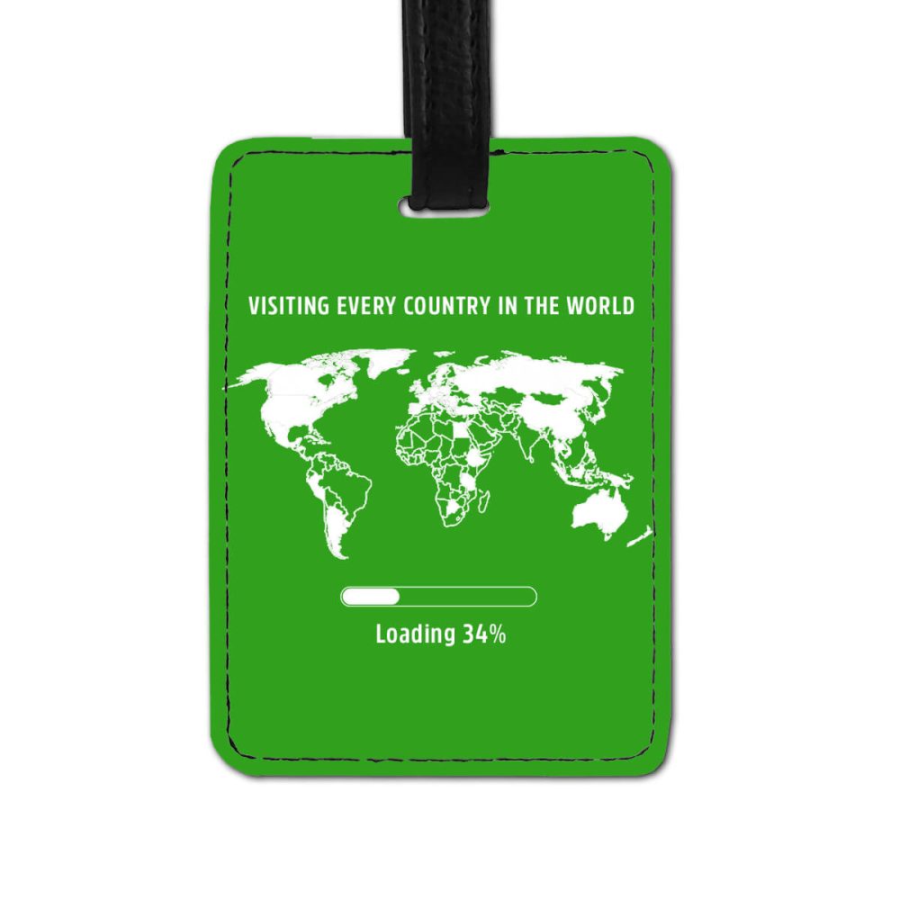 Visiting Every Country in the World Luggage Tag
