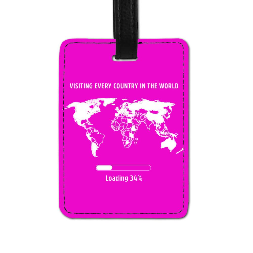 Visiting Every Country in the World Luggage Tag