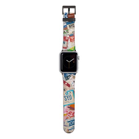 Luggage Tags Design Apple Watch Strap
