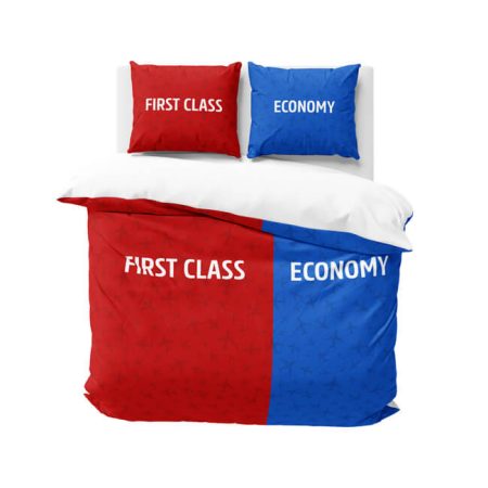 First Class Vs Economy Bedding Set