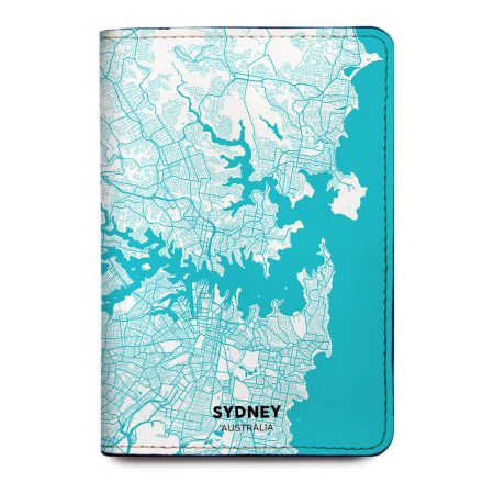 Custom City Street Map Passport Cover