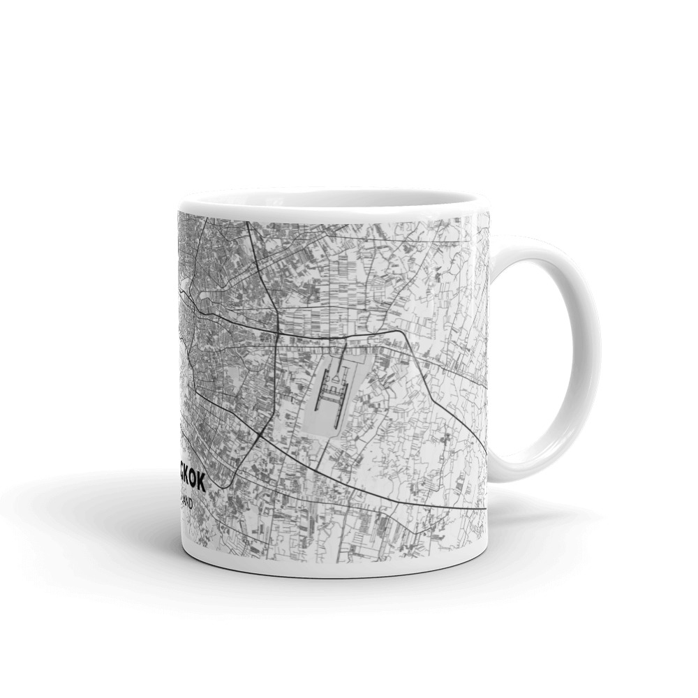 Custom City Street Map Coffee Mug