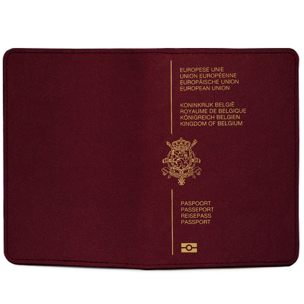 Belgium Passport Cover