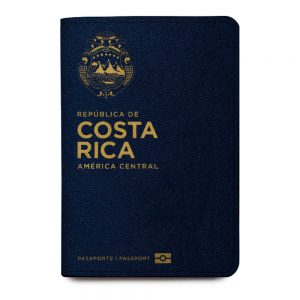 Costa Rica Passport Cover